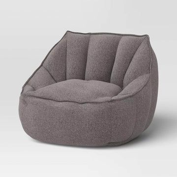 Sedia Lounge per Dormitorio Grigio Heather